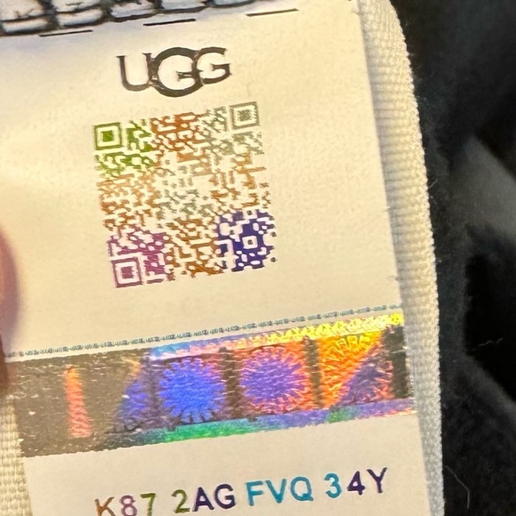 UGG Hayden Fleece Jogger Pants Dark Gray Velour Soft Loungewear Womens Medium - Picture 10 of 13